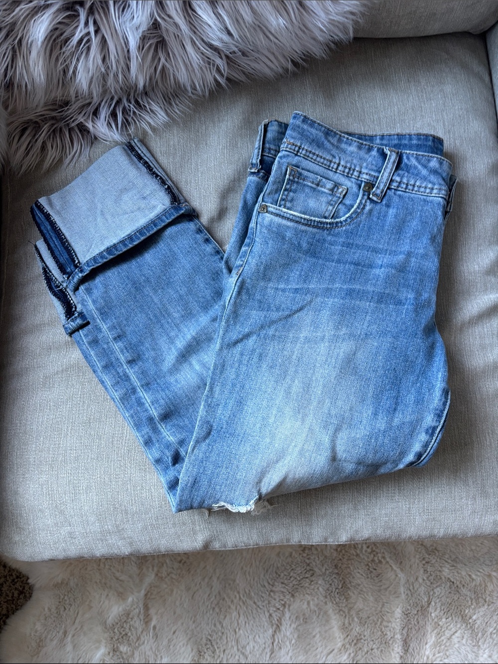 Kut from the Kloth Light Blue Straight Leg Jeans